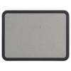 Quartet Granite Gray Tack Board 36"x24", Black 699370